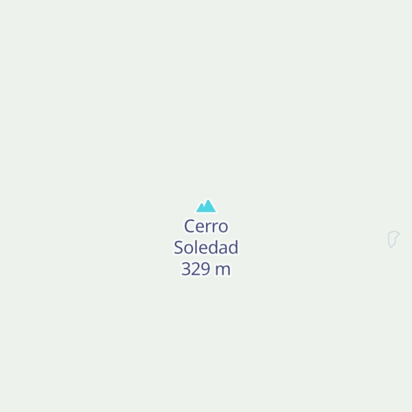 Map of Cerro Soledad