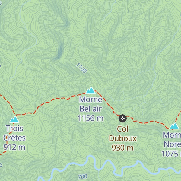 Map of Morne Bel air