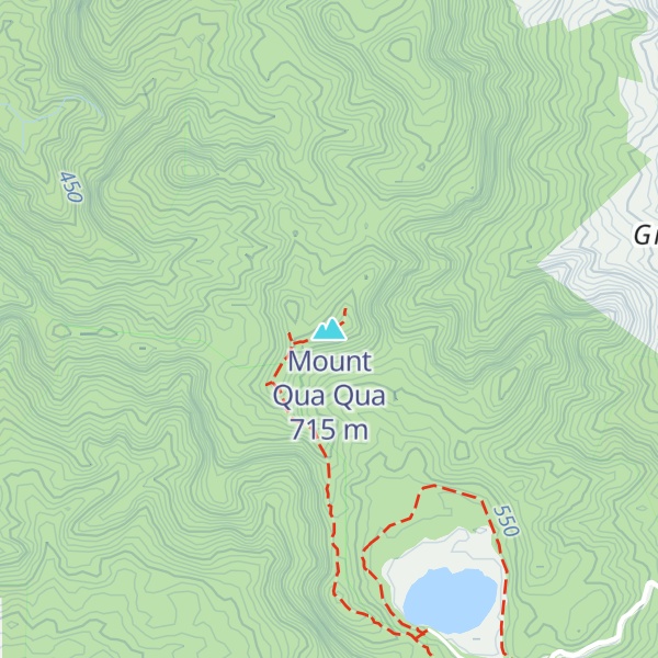 Map of Mount Qua Qua