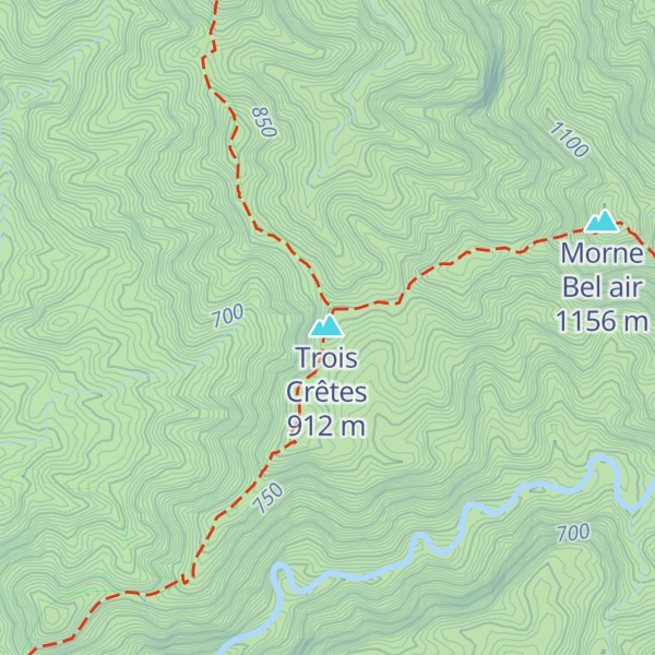 Map of Refuge des Trois Crêtes