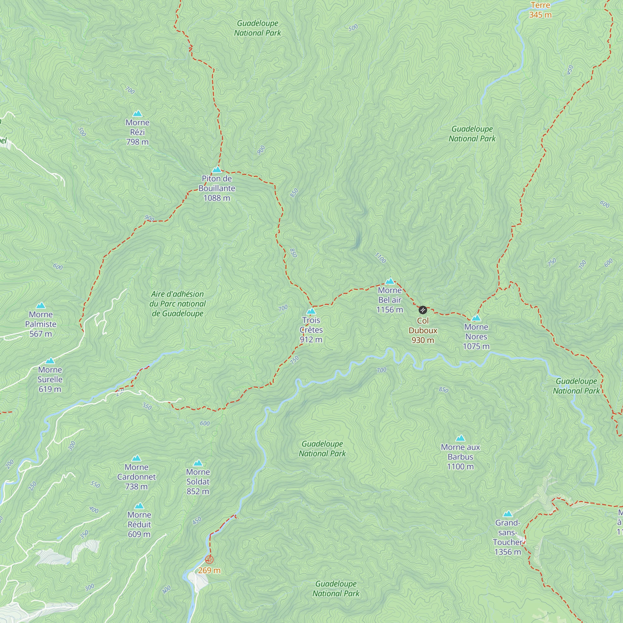 Refuge des Trois Crêtes map