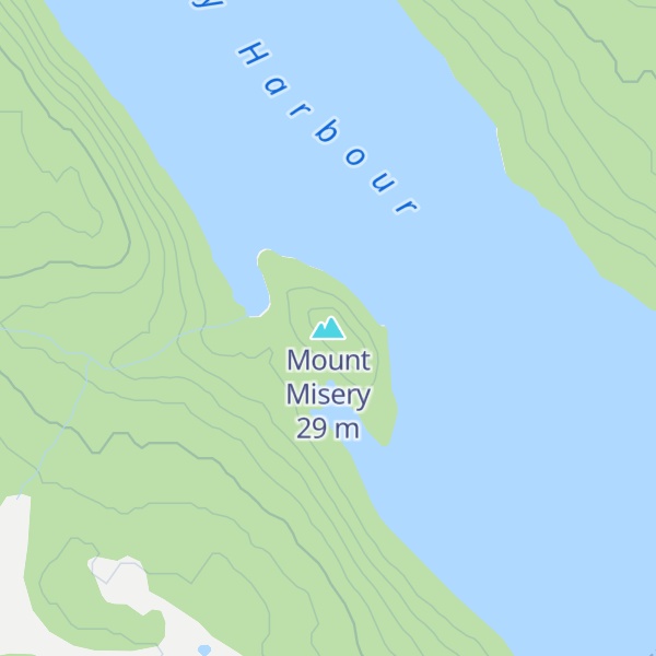 Map of Mount Misery