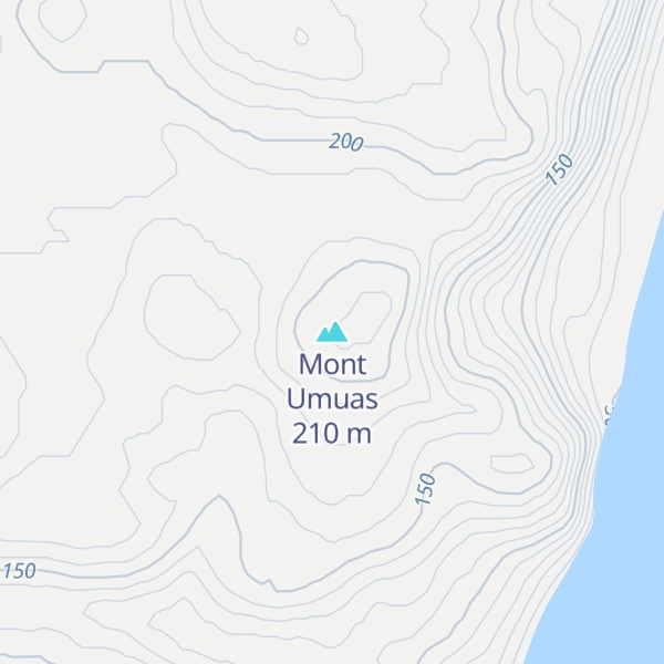Map of Mont Umuas