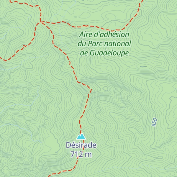 Map of Morne Jeanneton