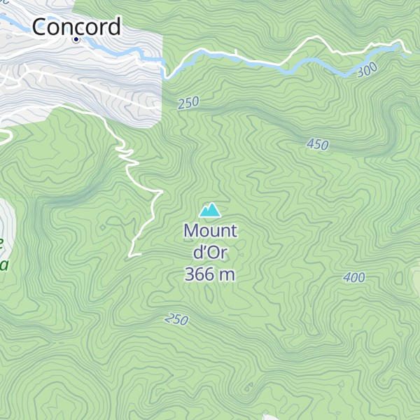 Map of Mount d’Or