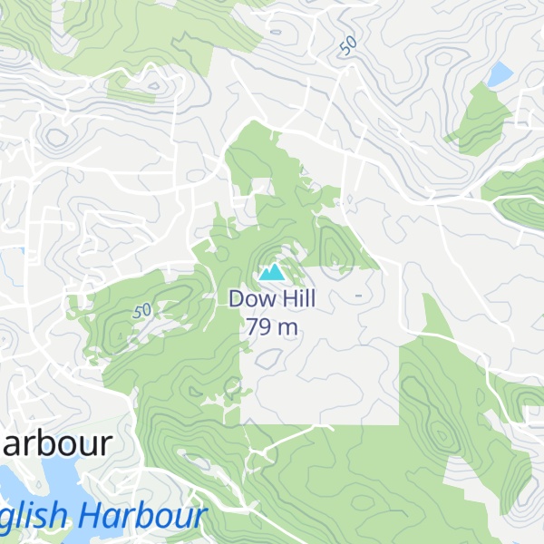 Map of Dow Hill