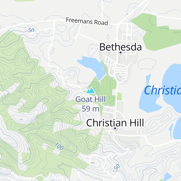 Map of Goat Hill