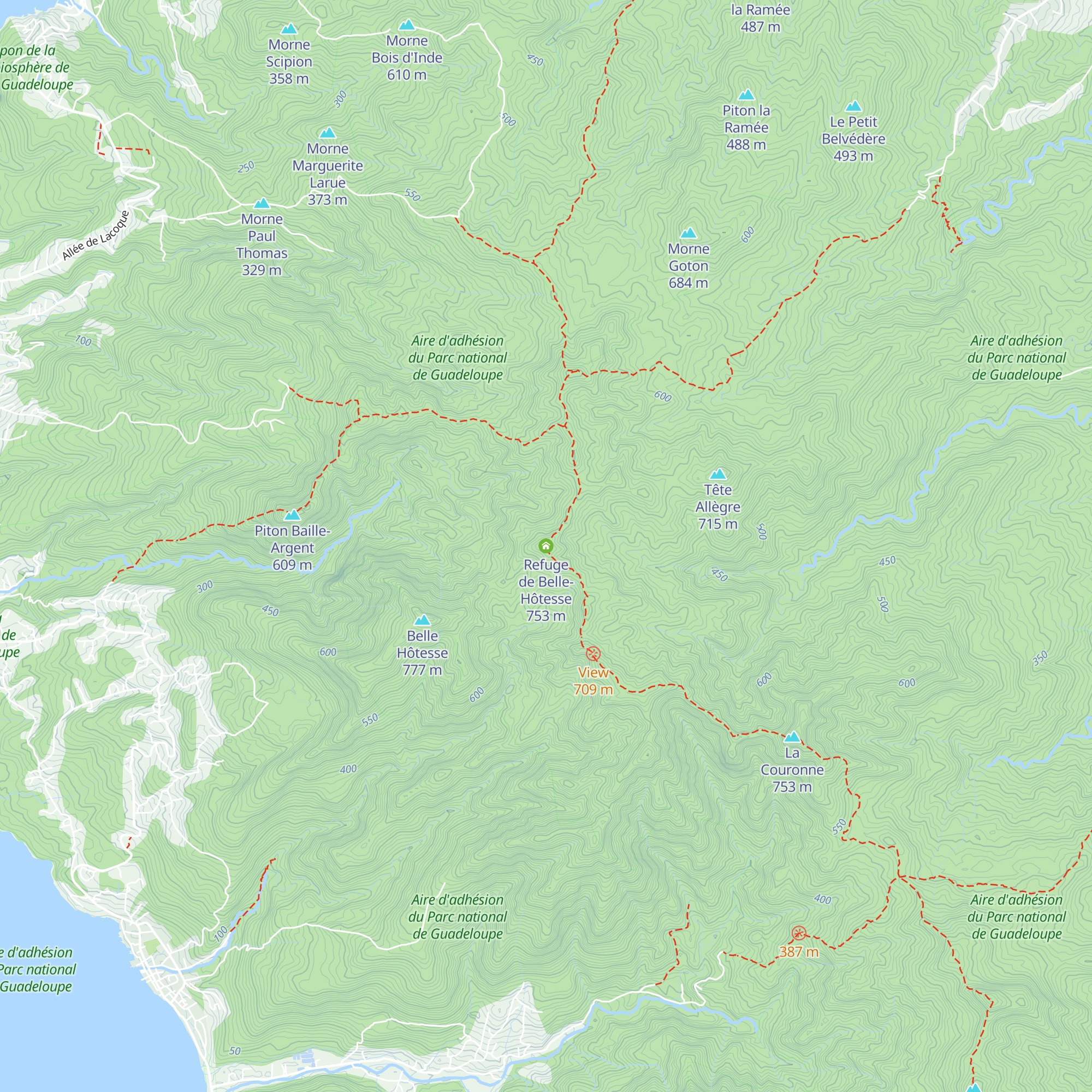 Refuge de Belle-Hôtesse map