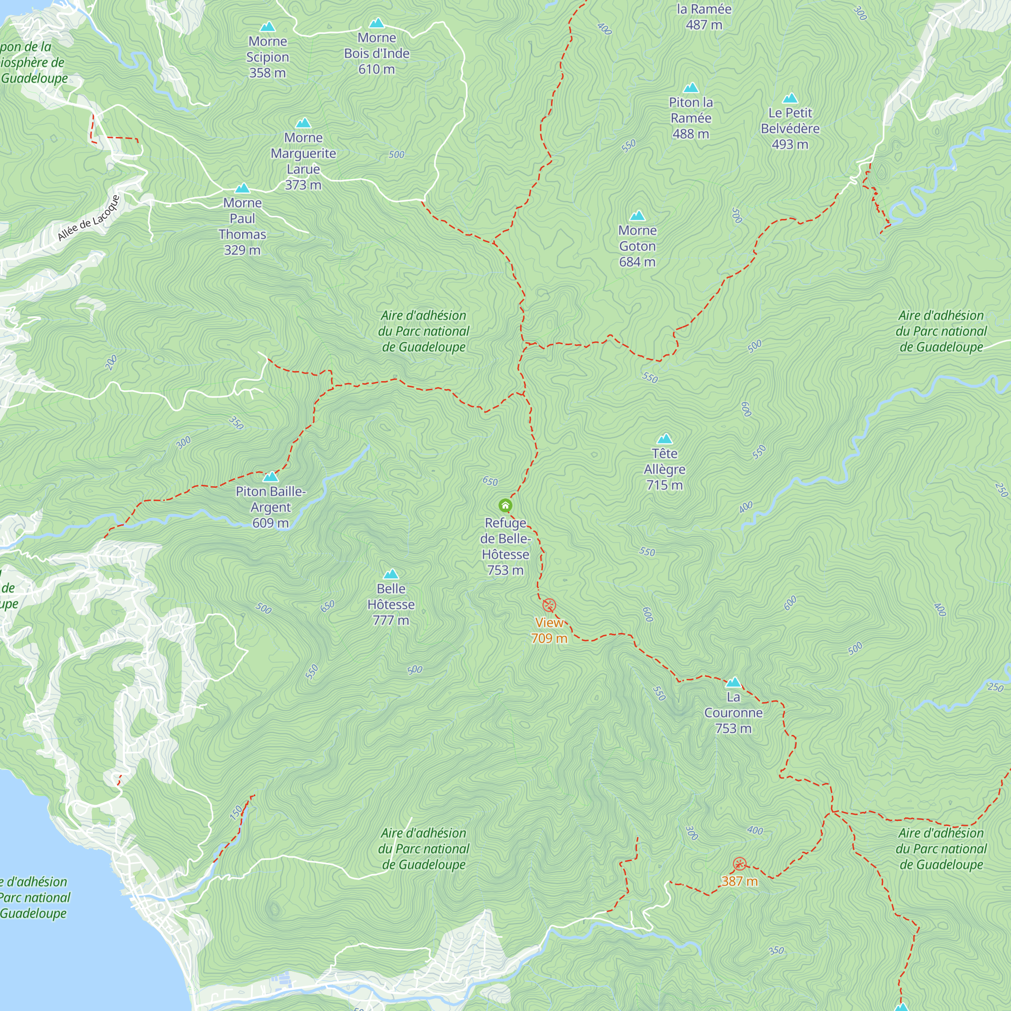 Refuge de Belle-Hôtesse map