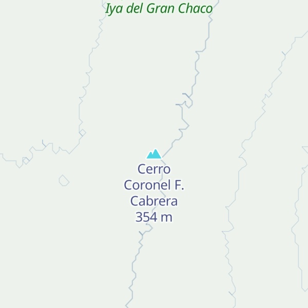 Map of Cerro Coronel F. Cabrera