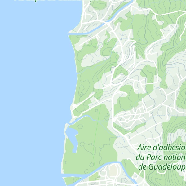 Map of Gîtes "Les Cocotiers"