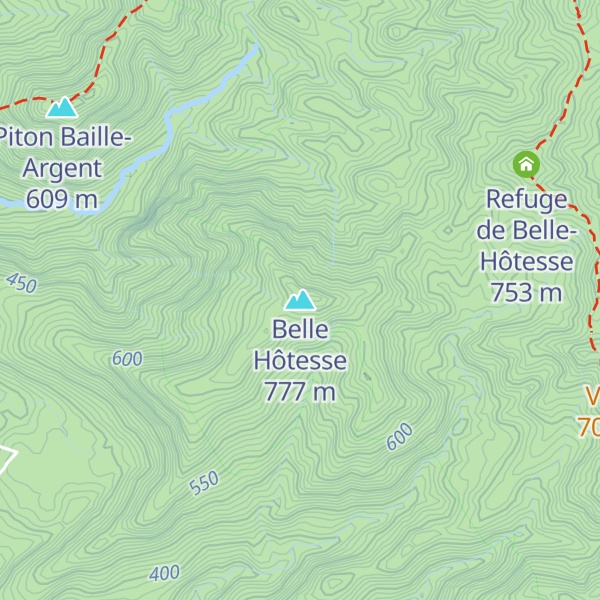 Map of Belle Hôtesse