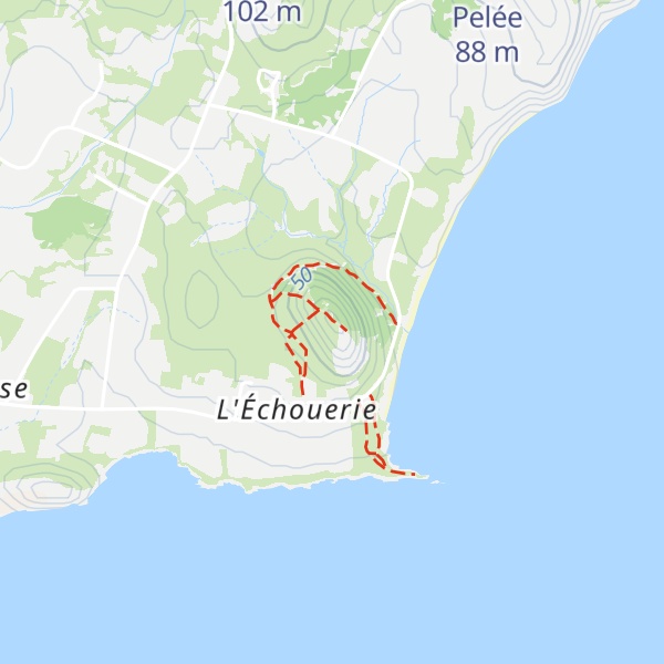 Map of Butte Ronde