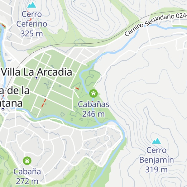 Map of Cabañas