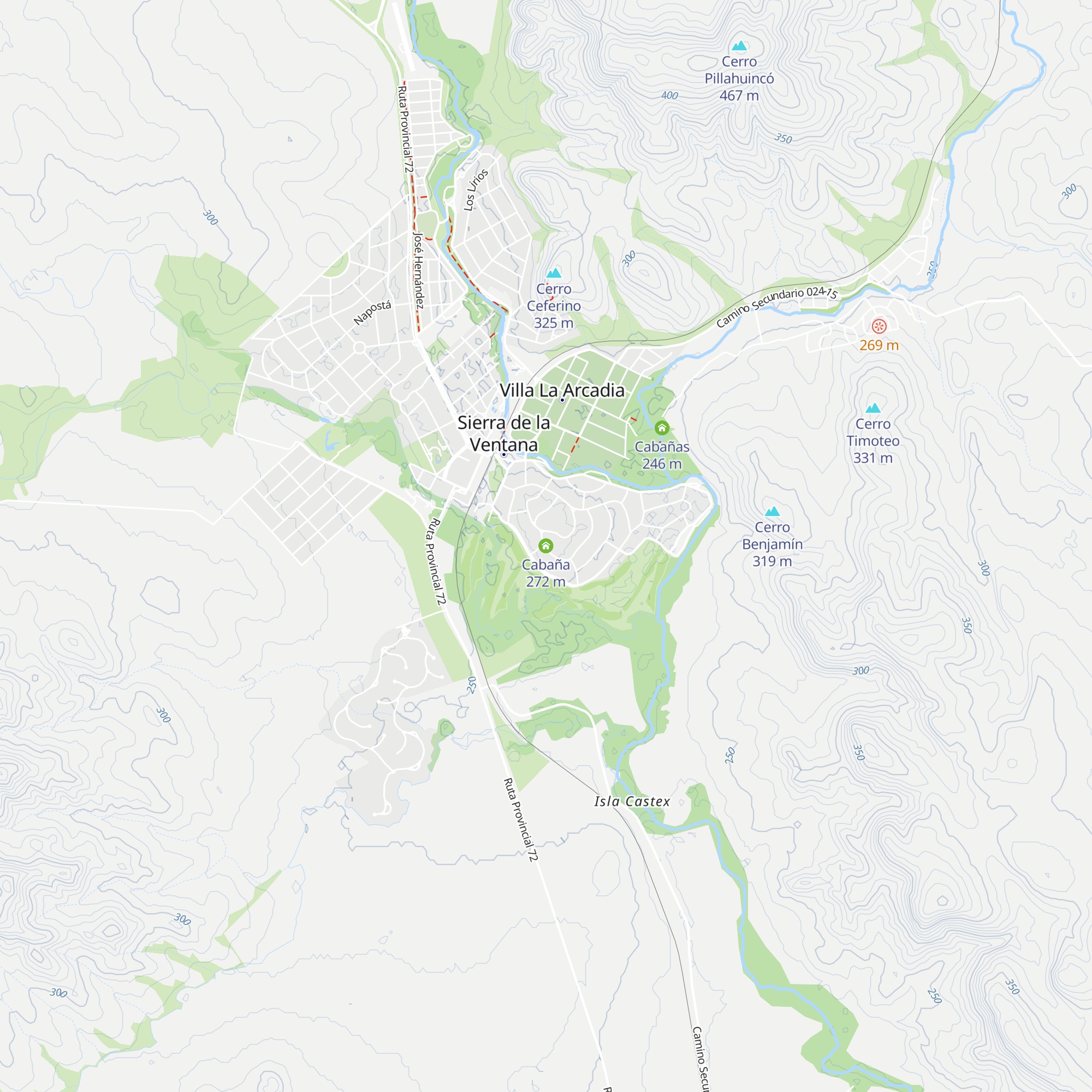 Cabaña map