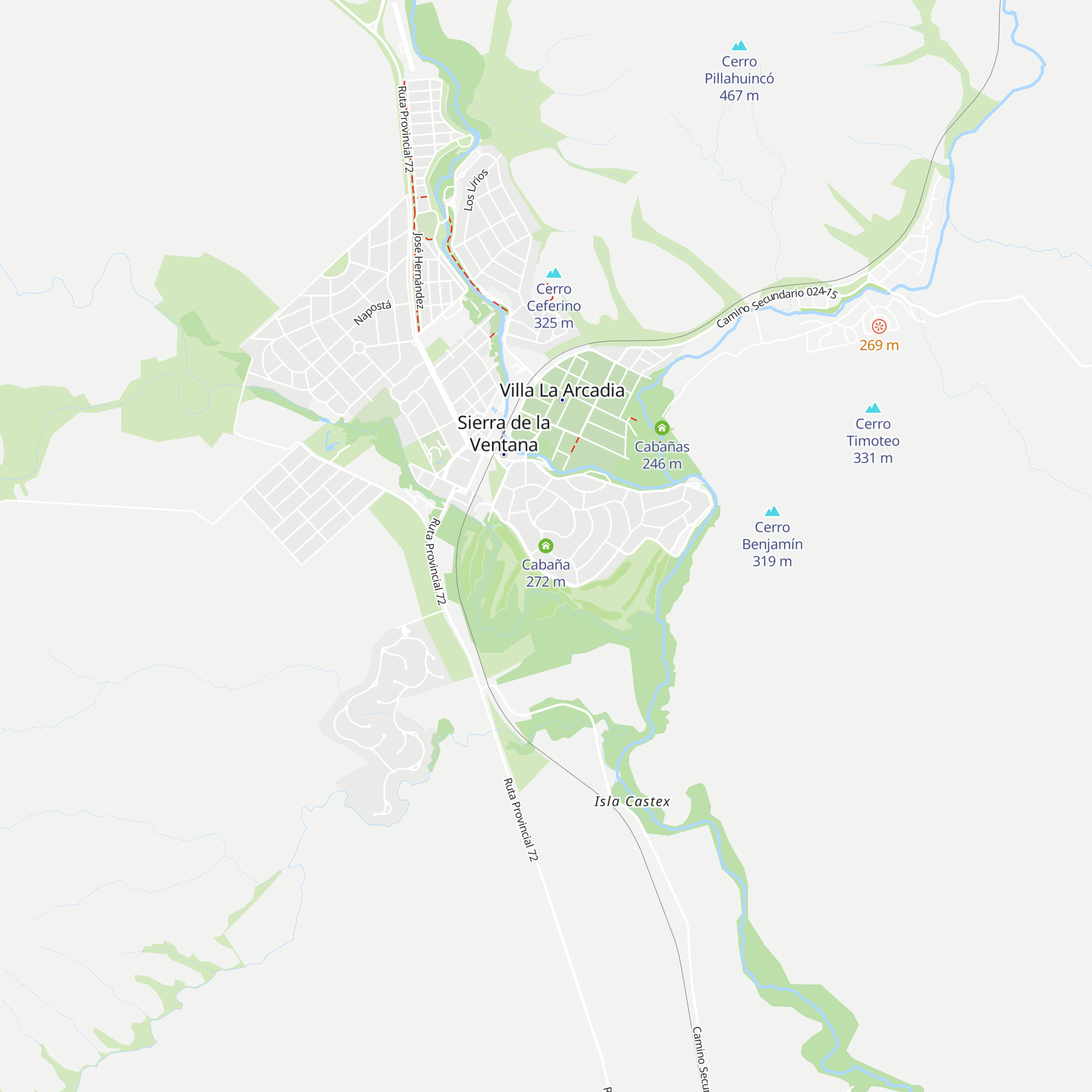 Cabaña map