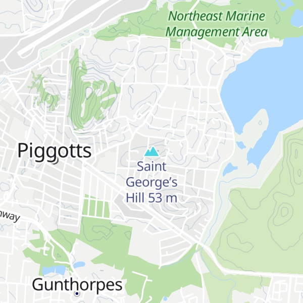 Map of Saint George’s Hill
