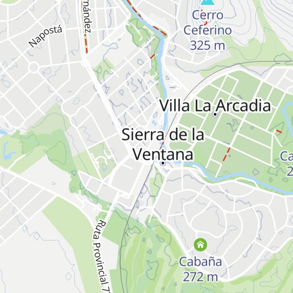 Map of Cabañas Don Pancho
