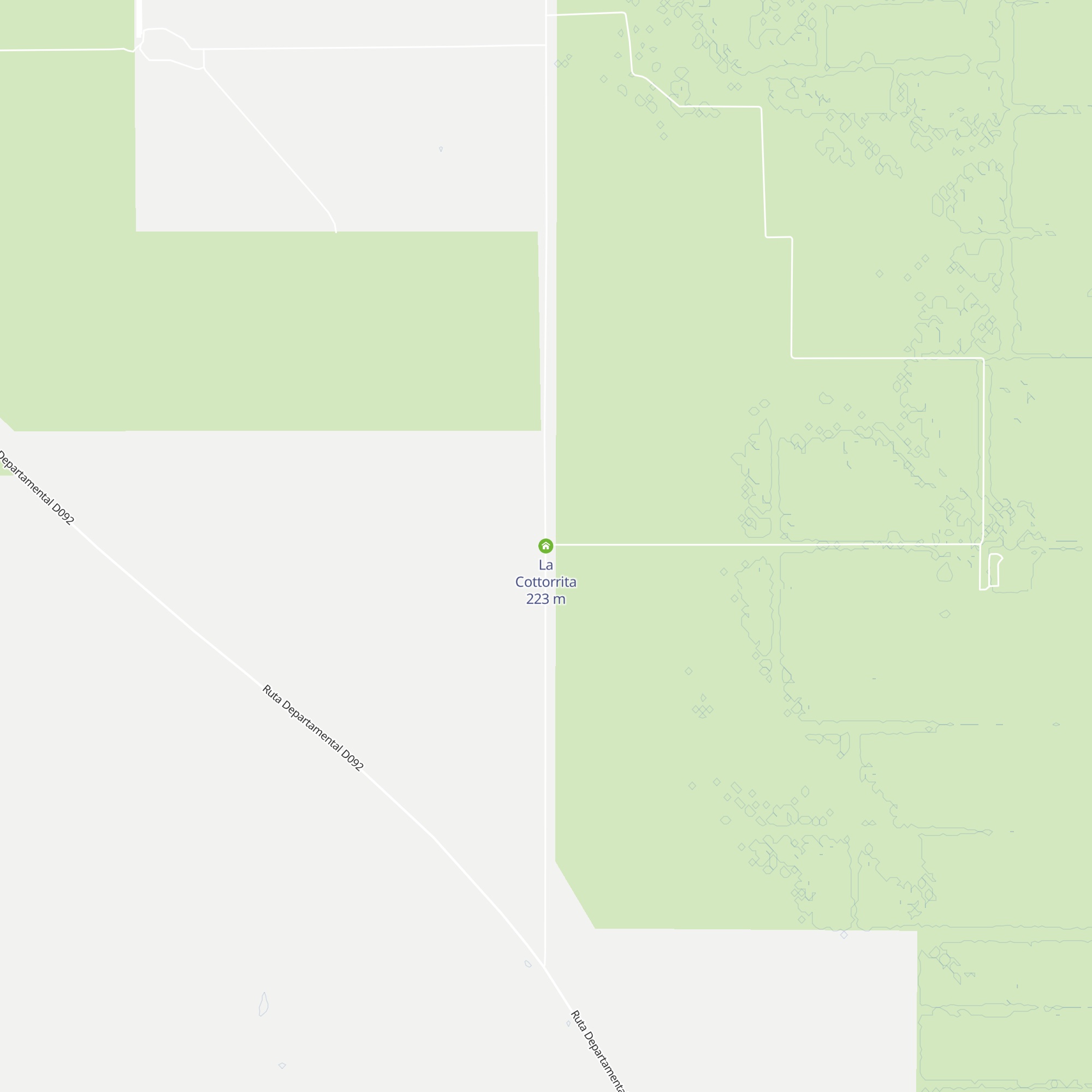 La Cottorrita map