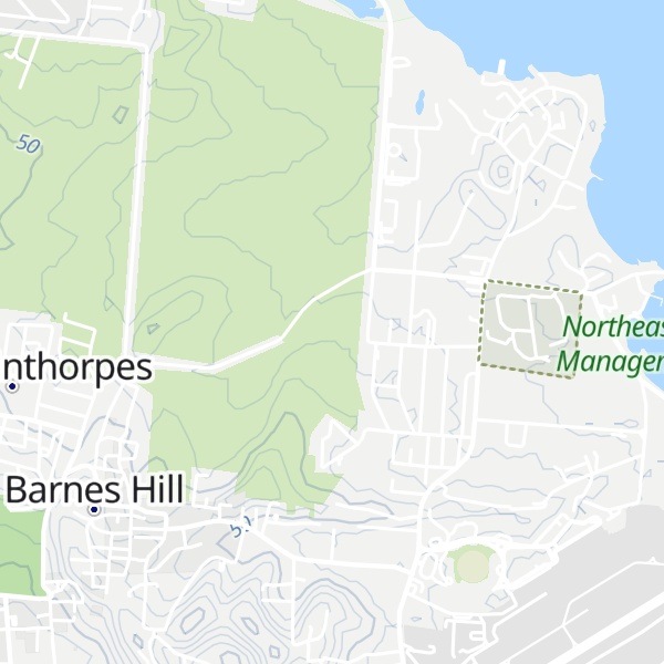 Map of Barnes Hill