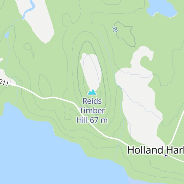 Map of Reids Timber Hill