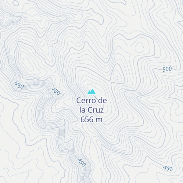 Map of Cerro de la Cruz