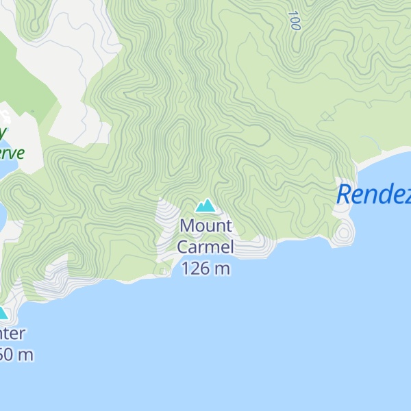 Map of Mount Carmel