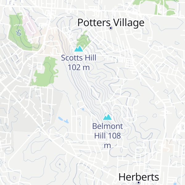 Map of Ottos Hill
