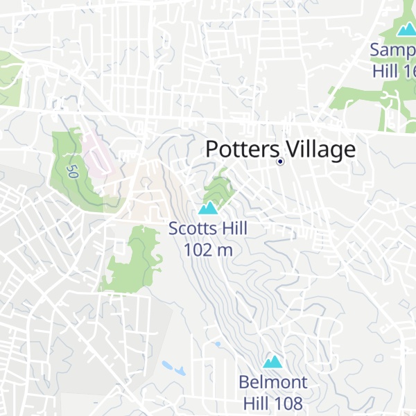 Map of Scotts Hill