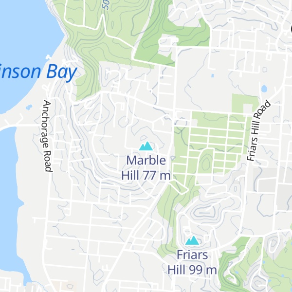 Map of Marble Hill
