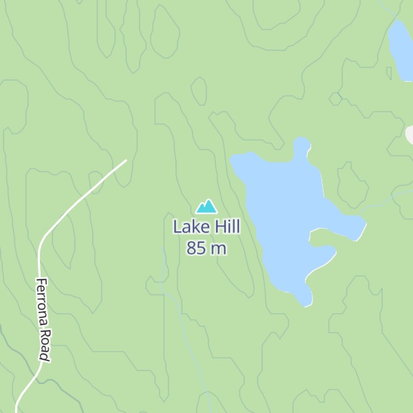 Map of Lake Hill