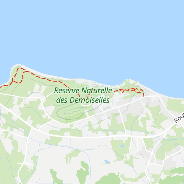 Map of Butte des Demoiselles