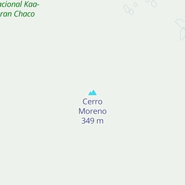Map of Cerro Moreno