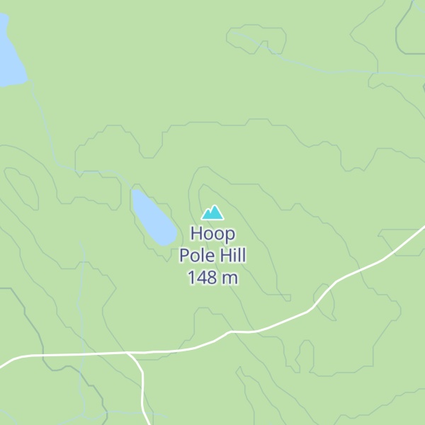 Map of Hoop Pole Hill