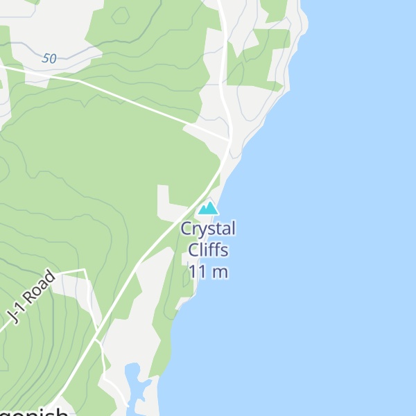 Map of Crystal Cliffs