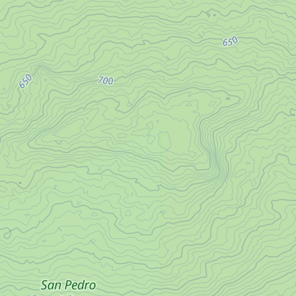 Map of Cerro El Purgual