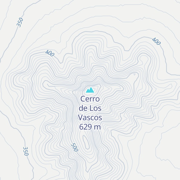 Map of Cerro de Los Vascos