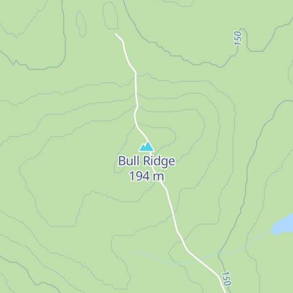 Map of Bull Ridge