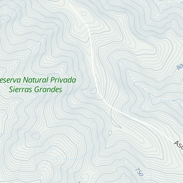 Map of Cerro El Ombú