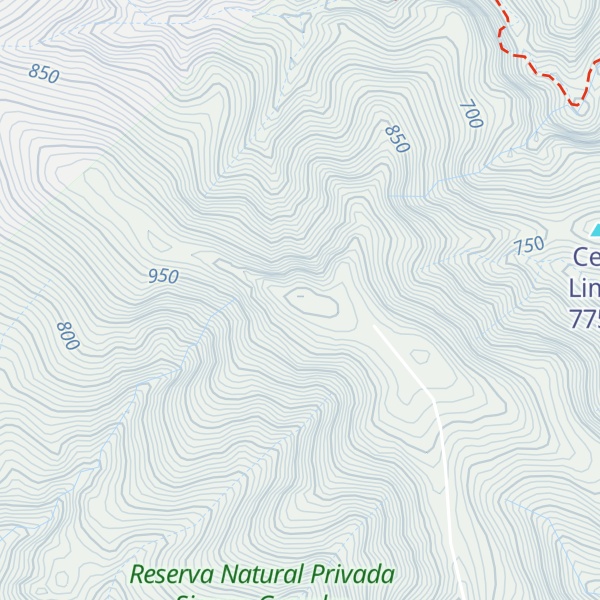 Map of Cerro de La Carpa