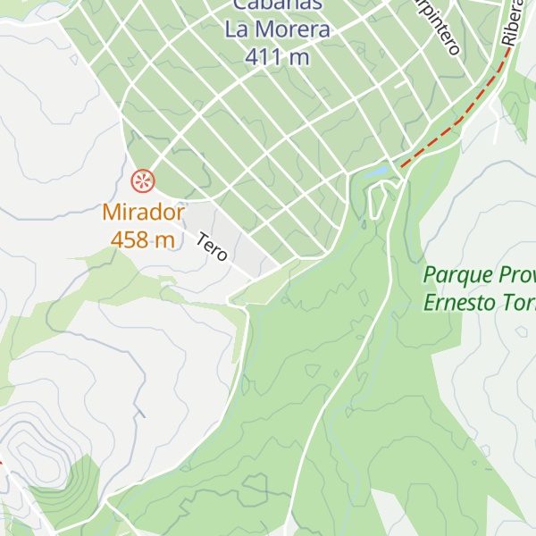 Map of Cabaña Madre Naturaleza