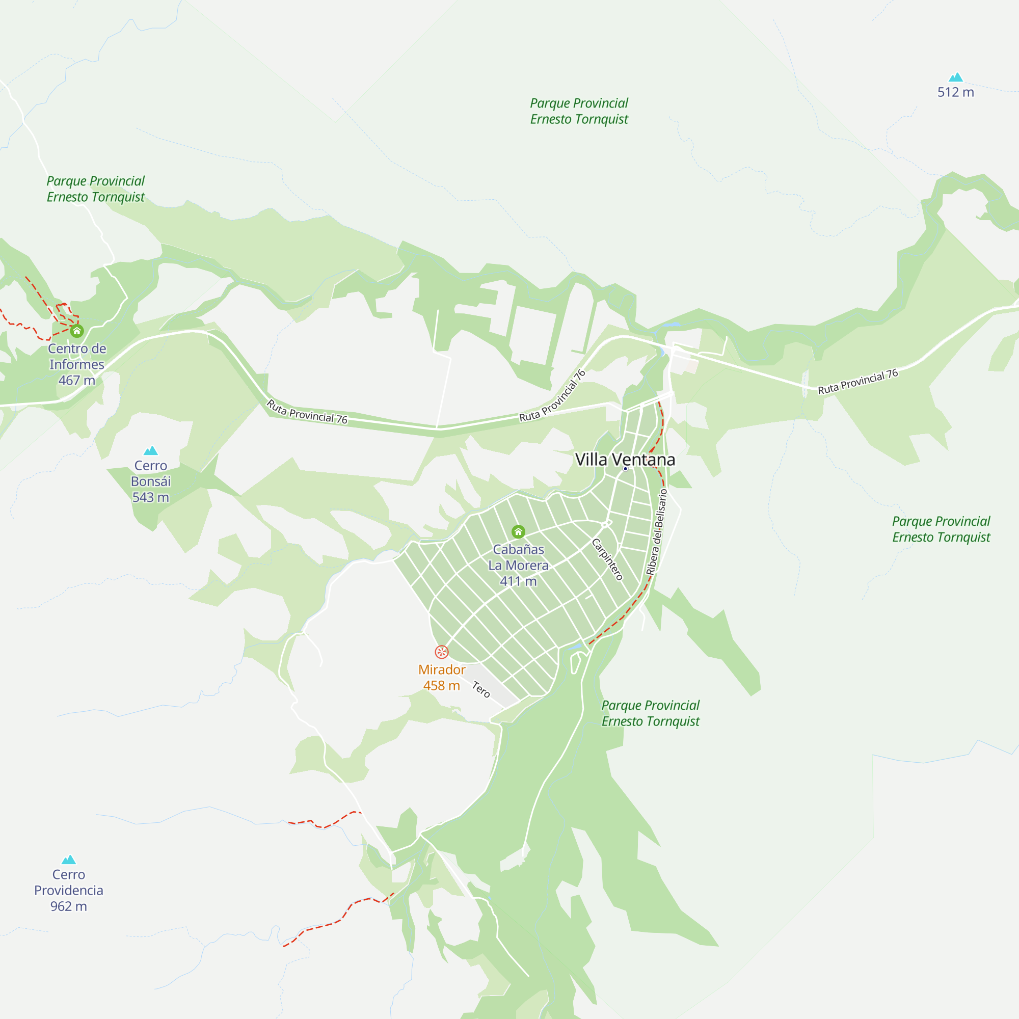Cabañas Villa Villa map