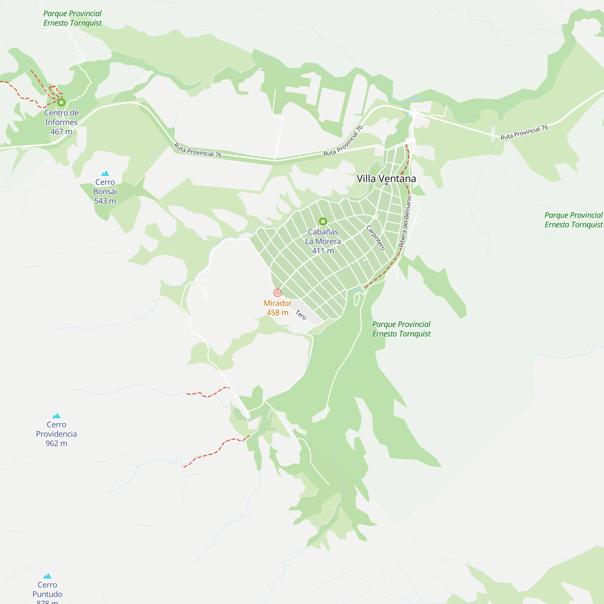 Cabañas Inka-Hue map