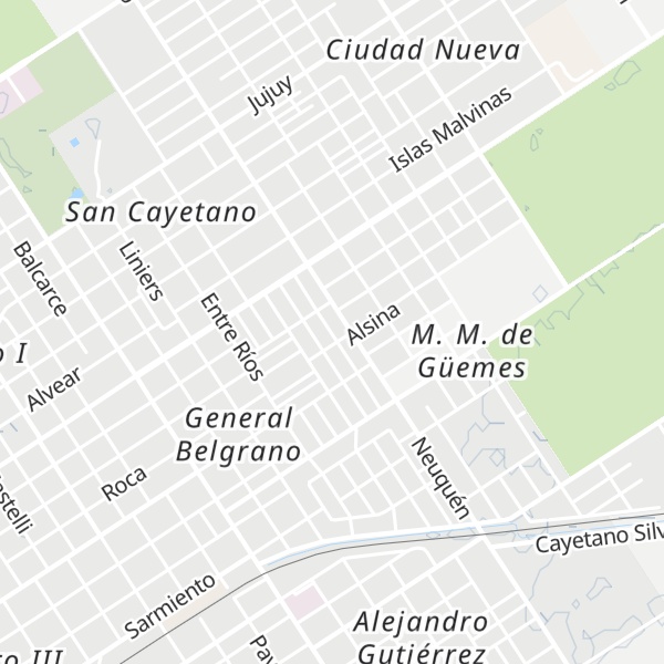 Map of Casa Virginia
