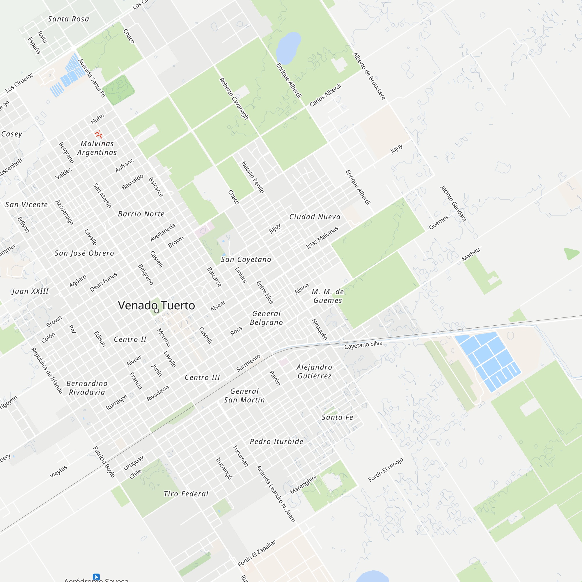 Casa Virginia map