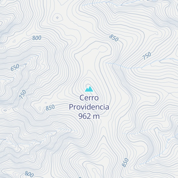 Map of Cerro Providencia