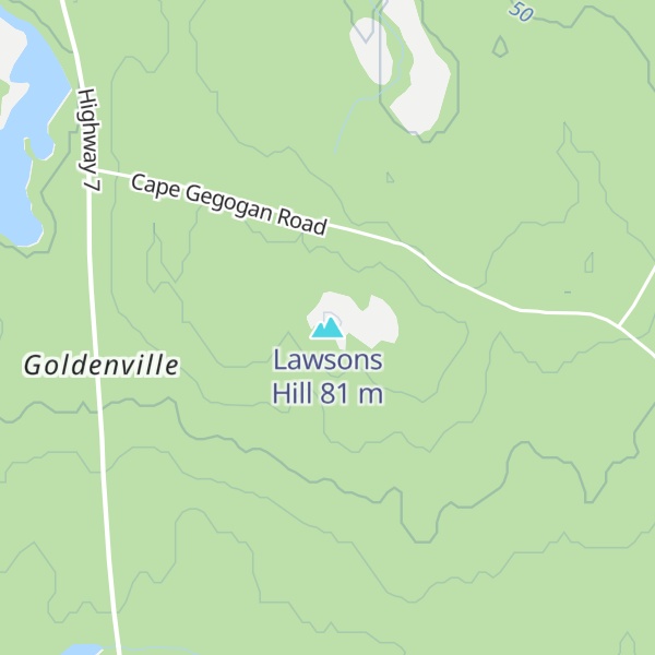 Map of Lawsons Hill