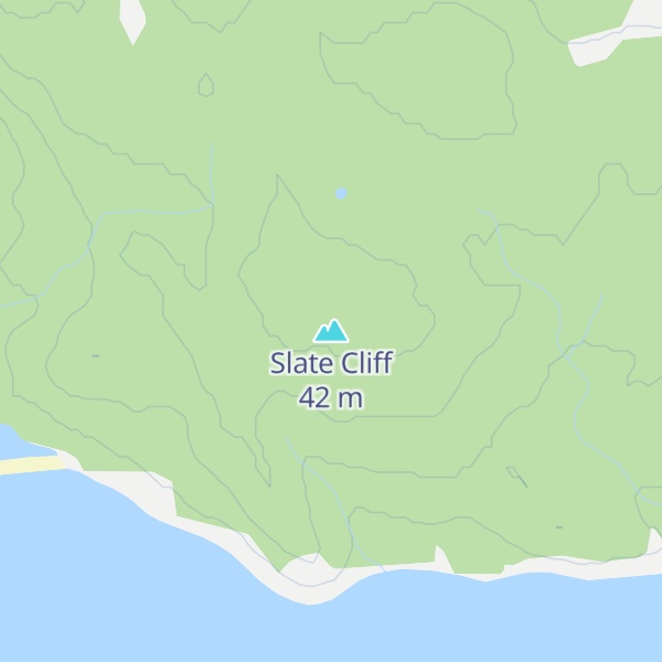 Map of Slate Cliff