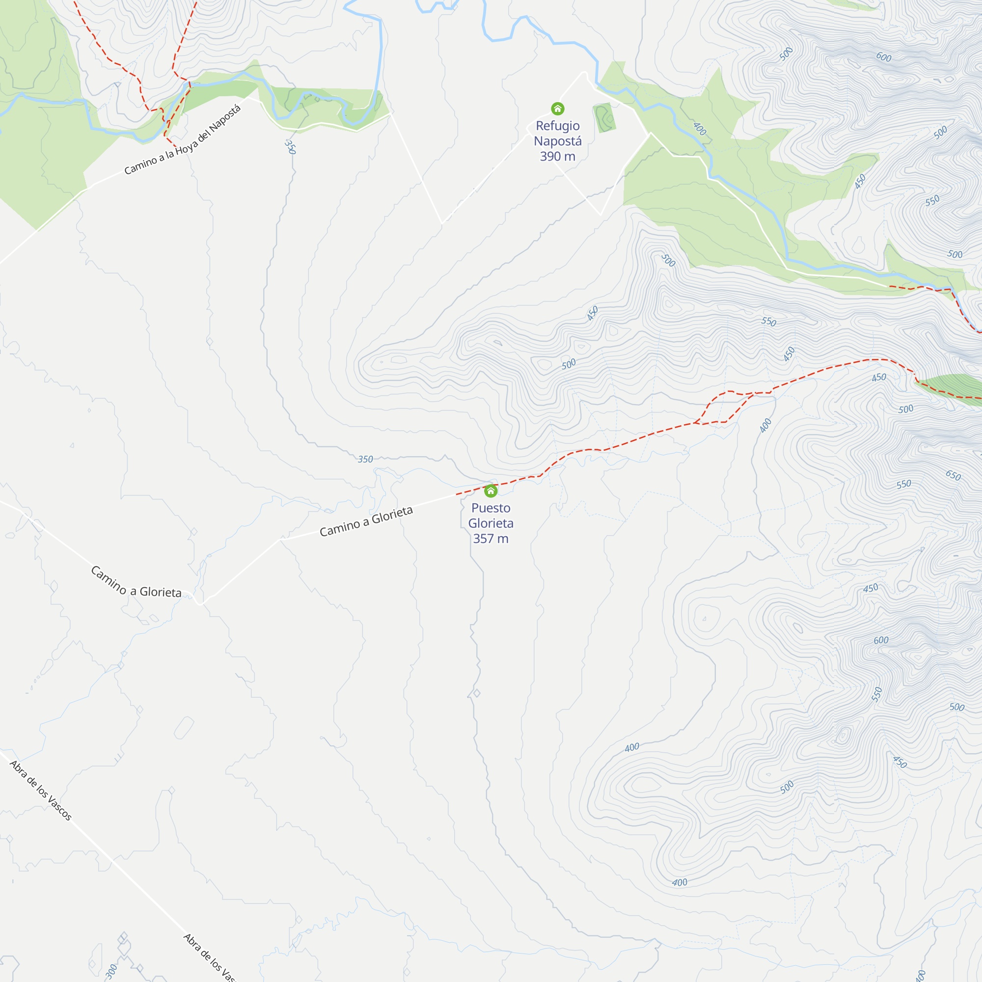 Puesto Glorieta map