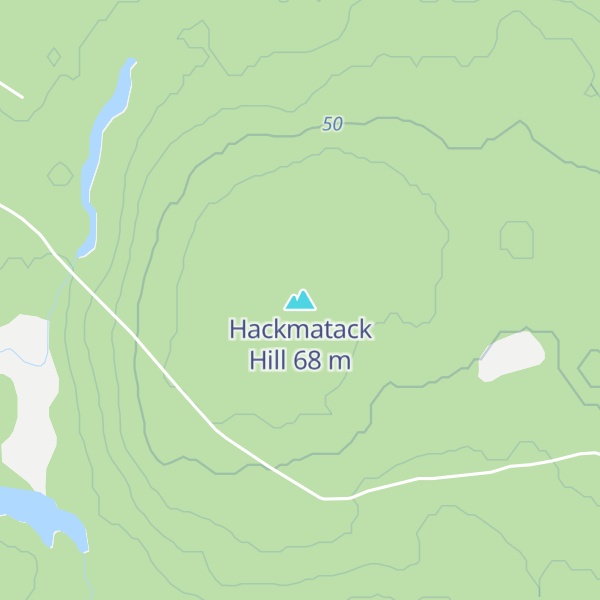 Map of Hackmatack Hill